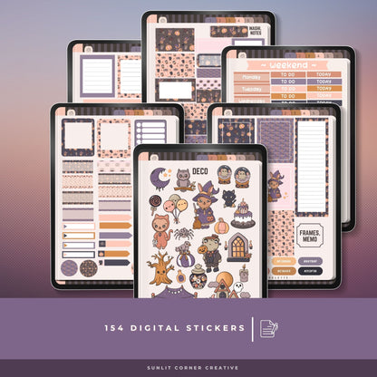 Halloween Duo -Digital Stickers Bundle