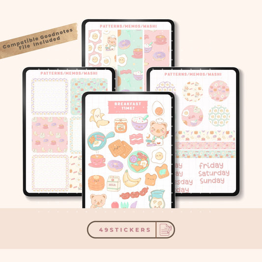 Breakfast Time! | Digital Stickers