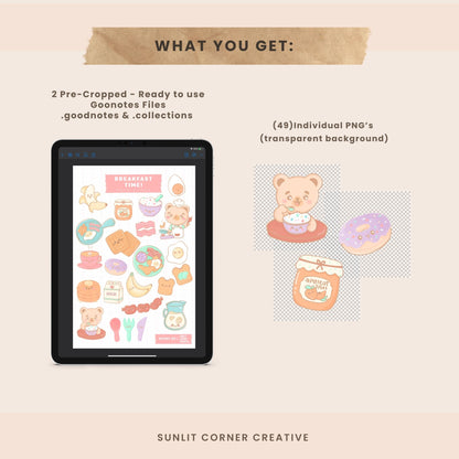 Breakfast Time! | Digital Stickers