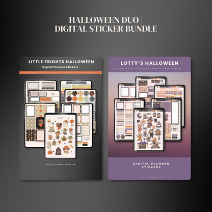 Halloween Duo -Digital Stickers Bundle