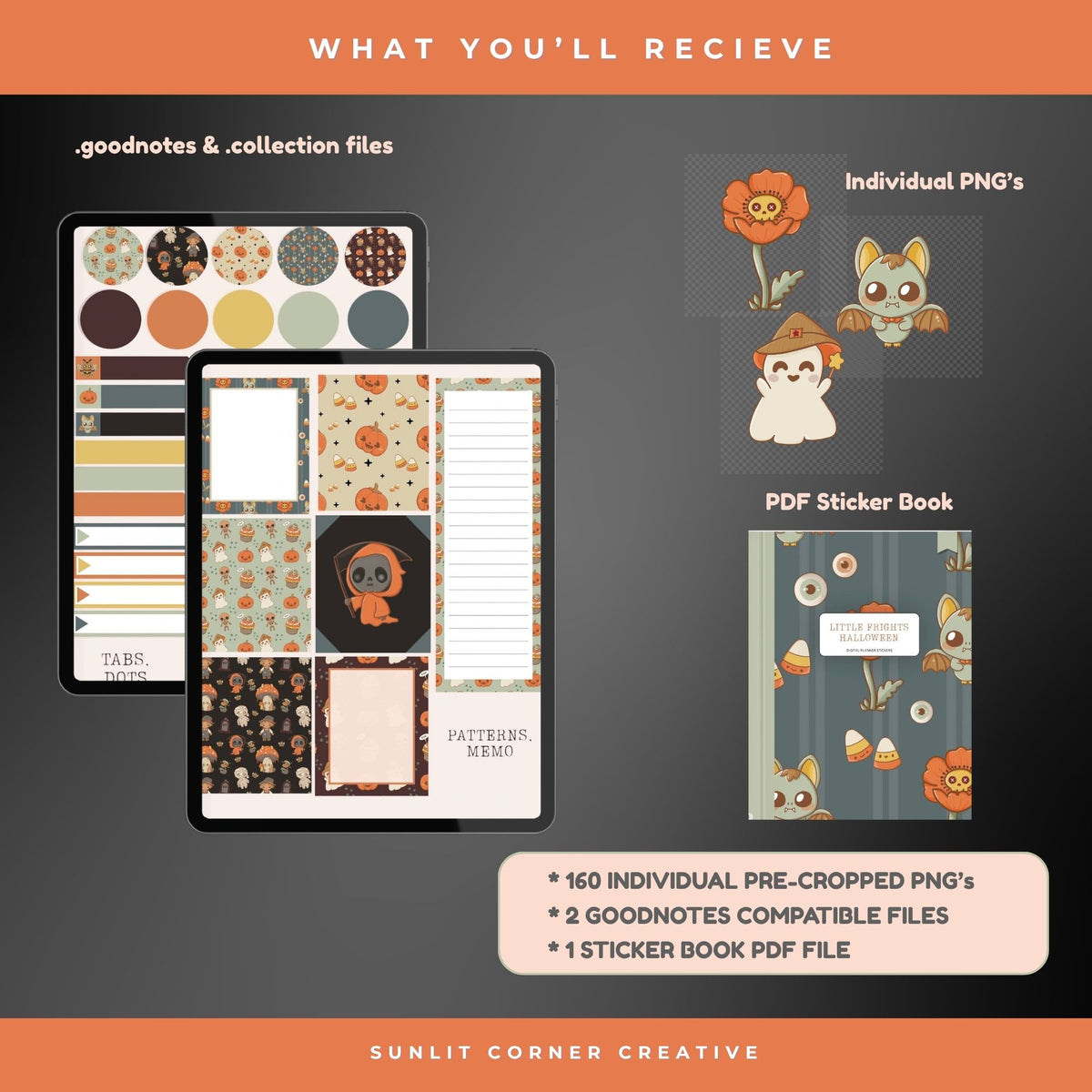 Halloween Duo -Digital Stickers Bundle